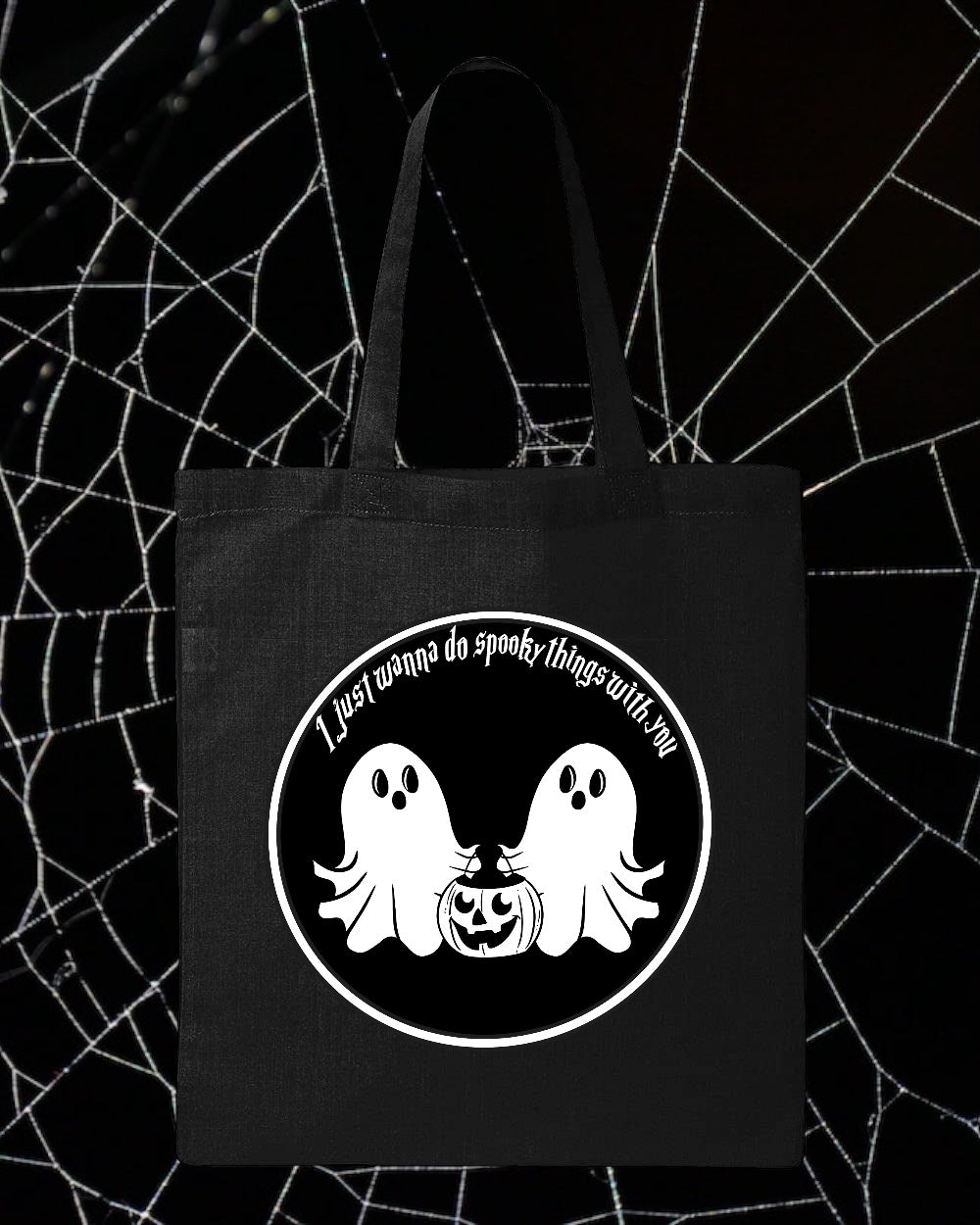 Spooky/ Slutty Ghost Tote